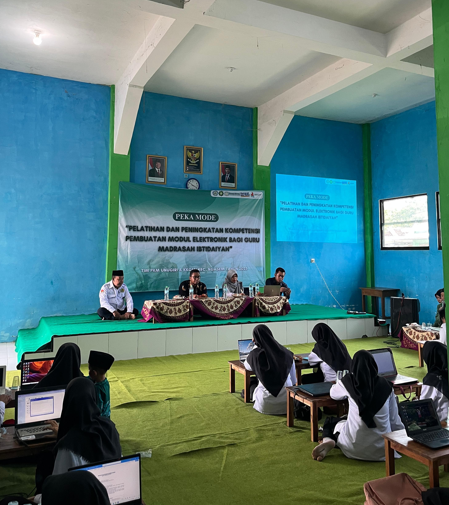 Pelatihan Guru MI Ngasem: Modul Pembelajaran Digital Berbasis AI, Dari Teori Hingga Komunitas Belajar